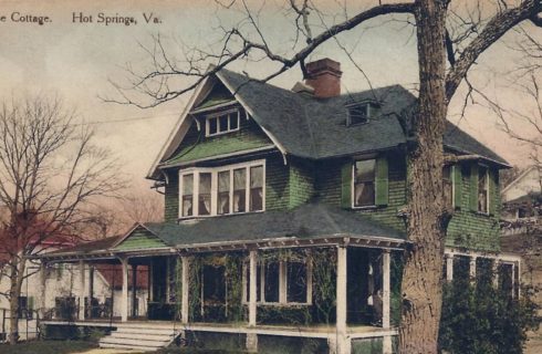 Historic photograph of the Vine Cottage Inn